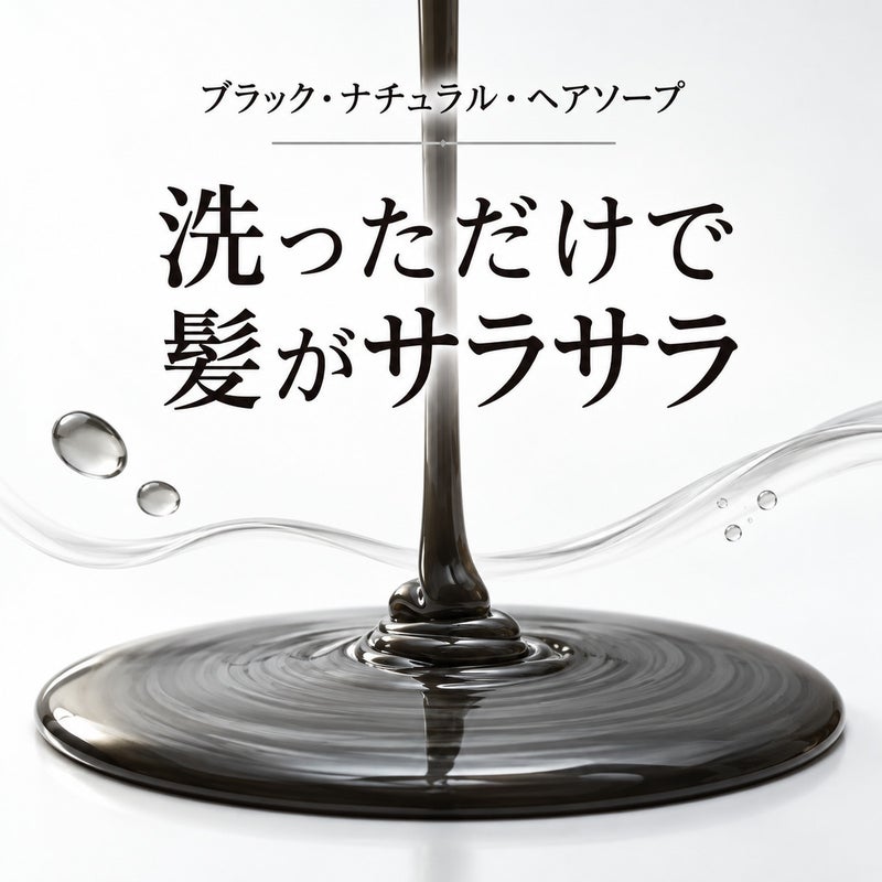 ブラック・ナチュラル・ヘアソープ