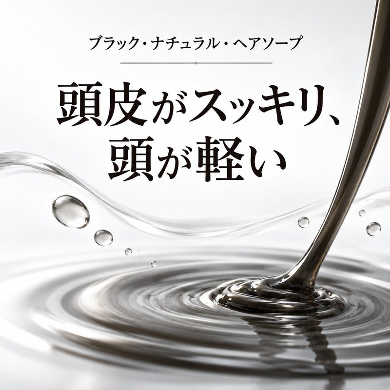 ブラック・ナチュラル・ヘアソープ