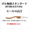 みずとりの下駄 げた物語 スタンダード NT-10 青海波/赤・赤