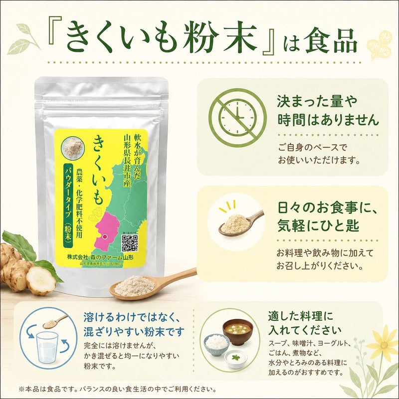 長井菊芋研究所　きくいも粉末