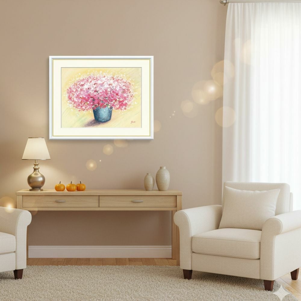 可愛いピンクのブーケ 洋美