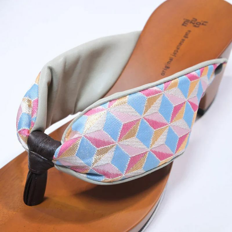 hitete（ハイテテ） 6.5 彩りキューブ/シフォンカーフグレー・シフォンカーフ茶 / KC-59