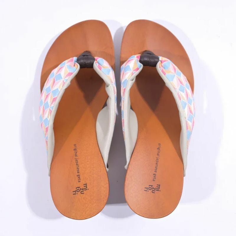 hitete（ハイテテ） 6.5 彩りキューブ/シフォンカーフグレー・シフォンカーフ茶 / KC-59