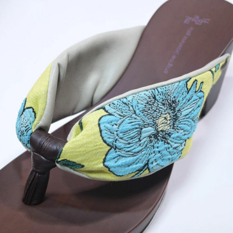 夏空花/シフォンカーフグレー・シフォンカーフ茶 / KCW-30