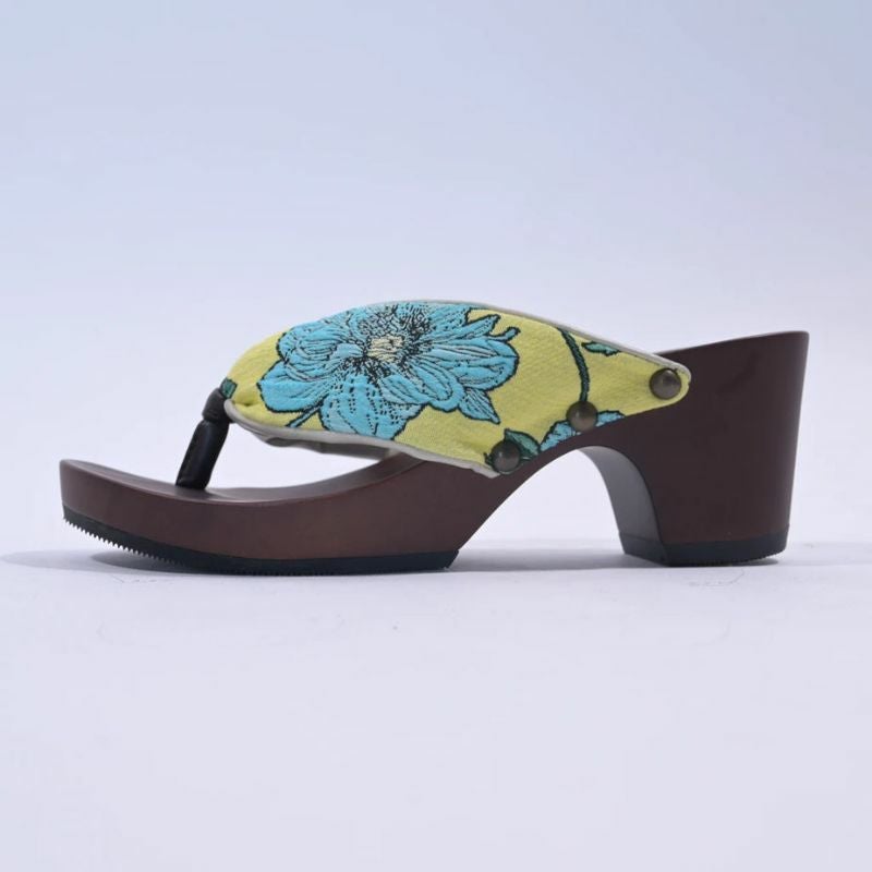 夏空花/シフォンカーフグレー・シフォンカーフ茶 / KCW-30