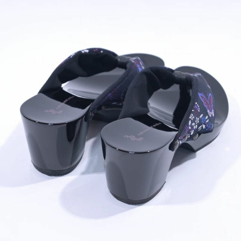 hitete ハイテテ KCB-24 胡蝶/黒・シフォンカーフ黒