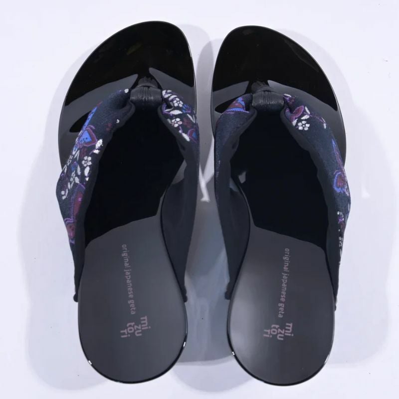 hitete ハイテテ KCB-24 胡蝶/黒・シフォンカーフ黒