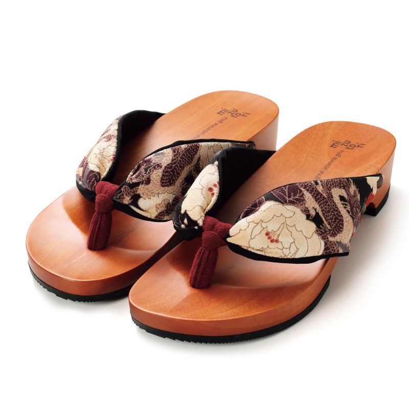 げた物語 NT-43 牡丹龍/黒・フレッシュシルキーワイン