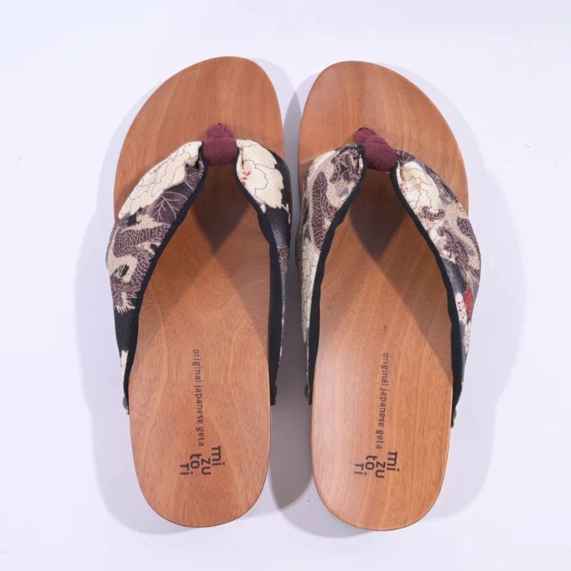 げた物語 NT-43 牡丹龍/黒・フレッシュシルキーワイン